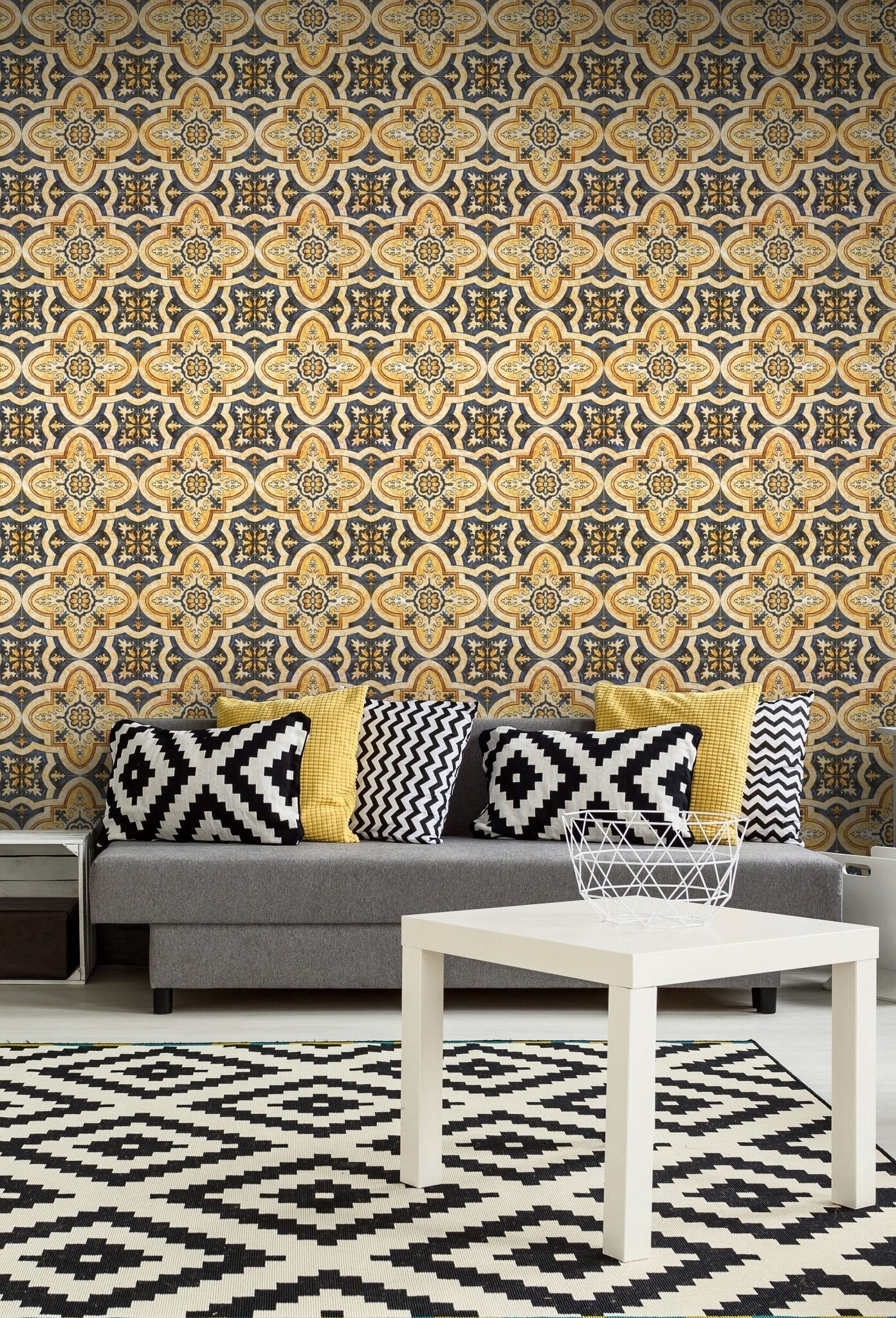 Maghreb Tile Wallpaper-Mind The Gap-Contract Furniture Store