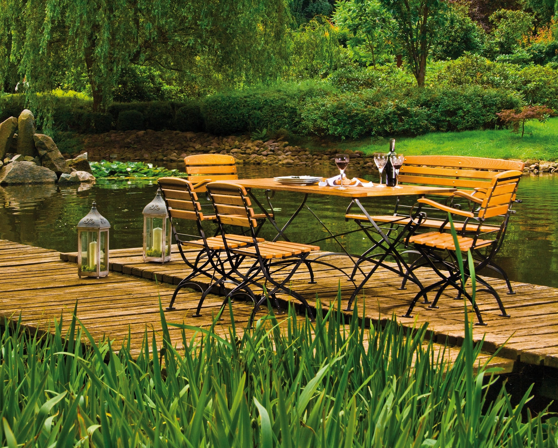 Maja Rectangular Folding Table-Contract Furniture Store for hospitality, leisure & commercial projects