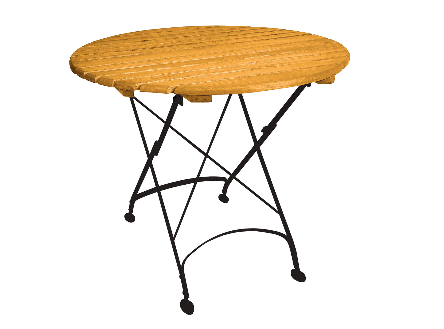 Maja Round Folding Table