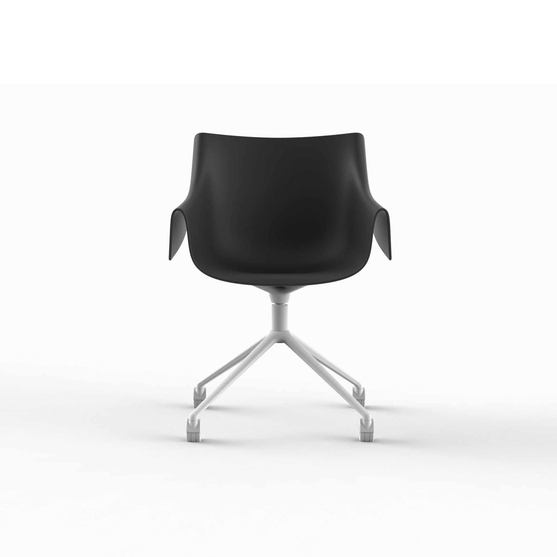 Manta Swivel Caster Armchair-Contract Furniture Store for hospitality, leisure & commercial projects