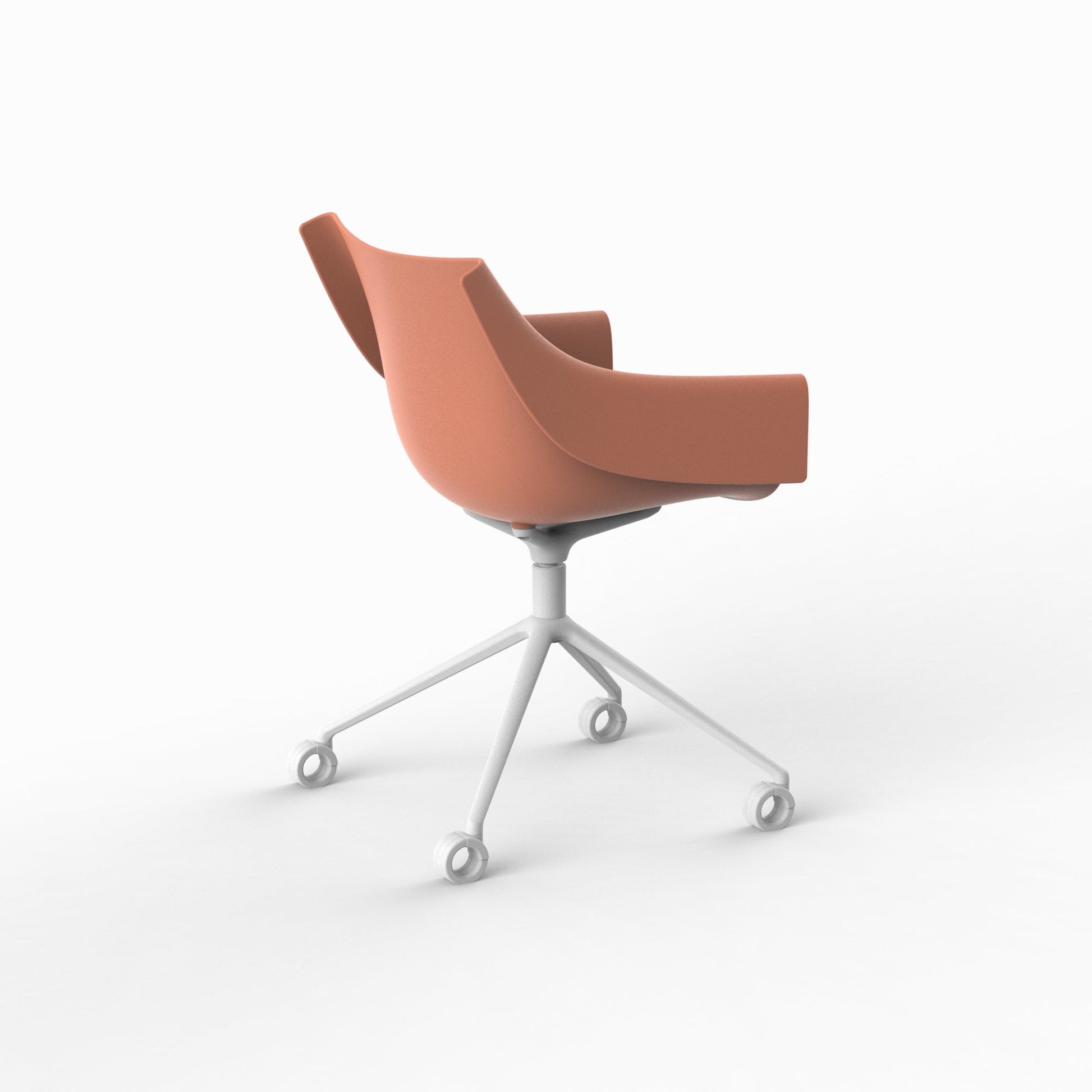 Manta Swivel Caster Armchair-Contract Furniture Store for hospitality, leisure & commercial projects