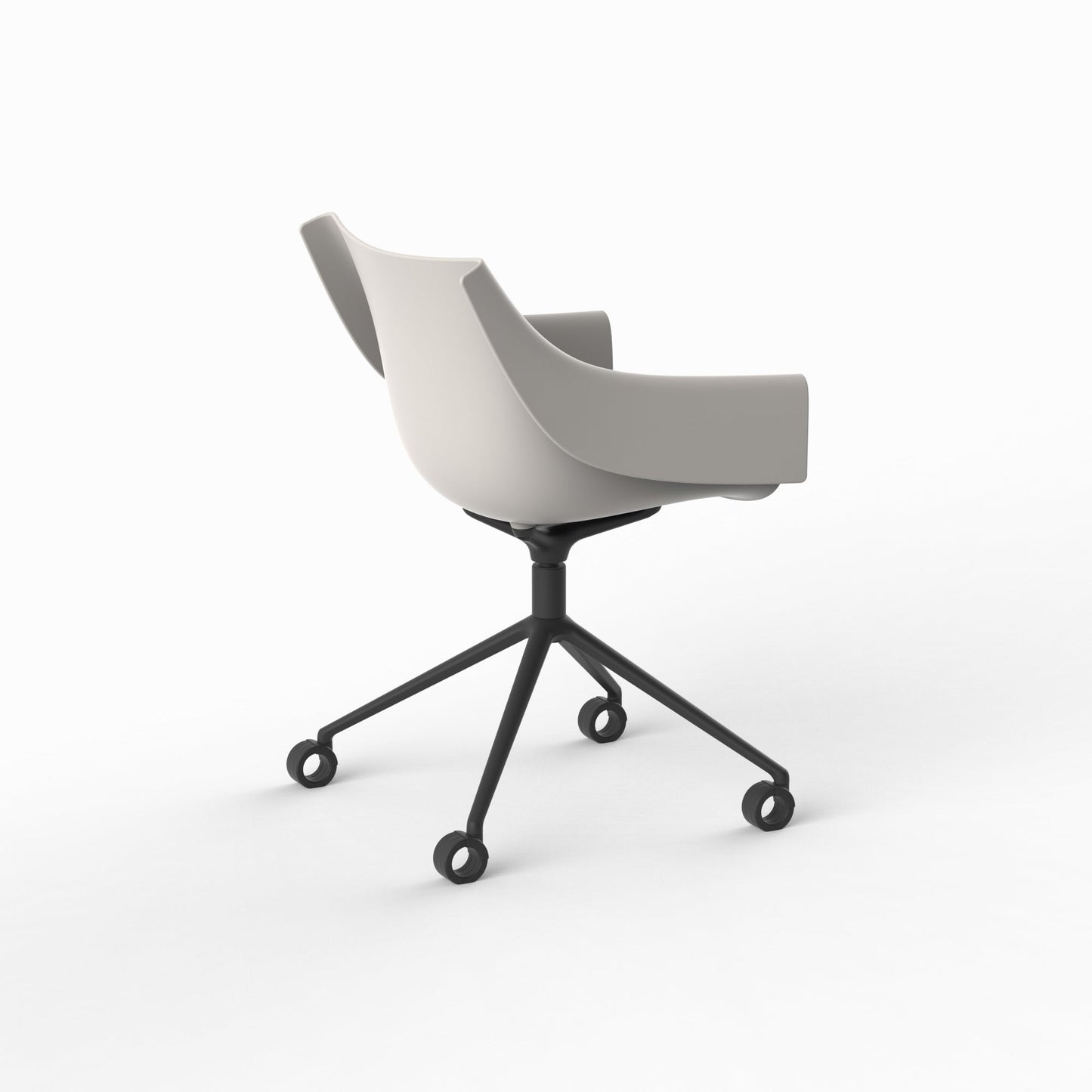 Manta Swivel Caster Armchair-Contract Furniture Store for hospitality, leisure & commercial projects