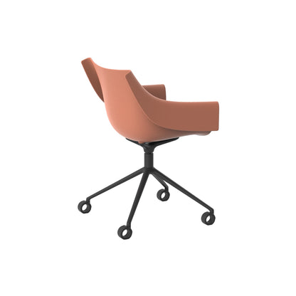 Manta Swivel Caster Armchair-Contract Furniture Store for hospitality, leisure & commercial projects