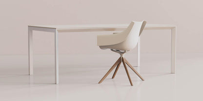 Manta Wooden Swivel Armchair-Contract Furniture Store for hospitality, leisure & commercial projects