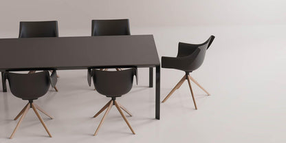 Manta Wooden Swivel Armchair-Contract Furniture Store for hospitality, leisure & commercial projects