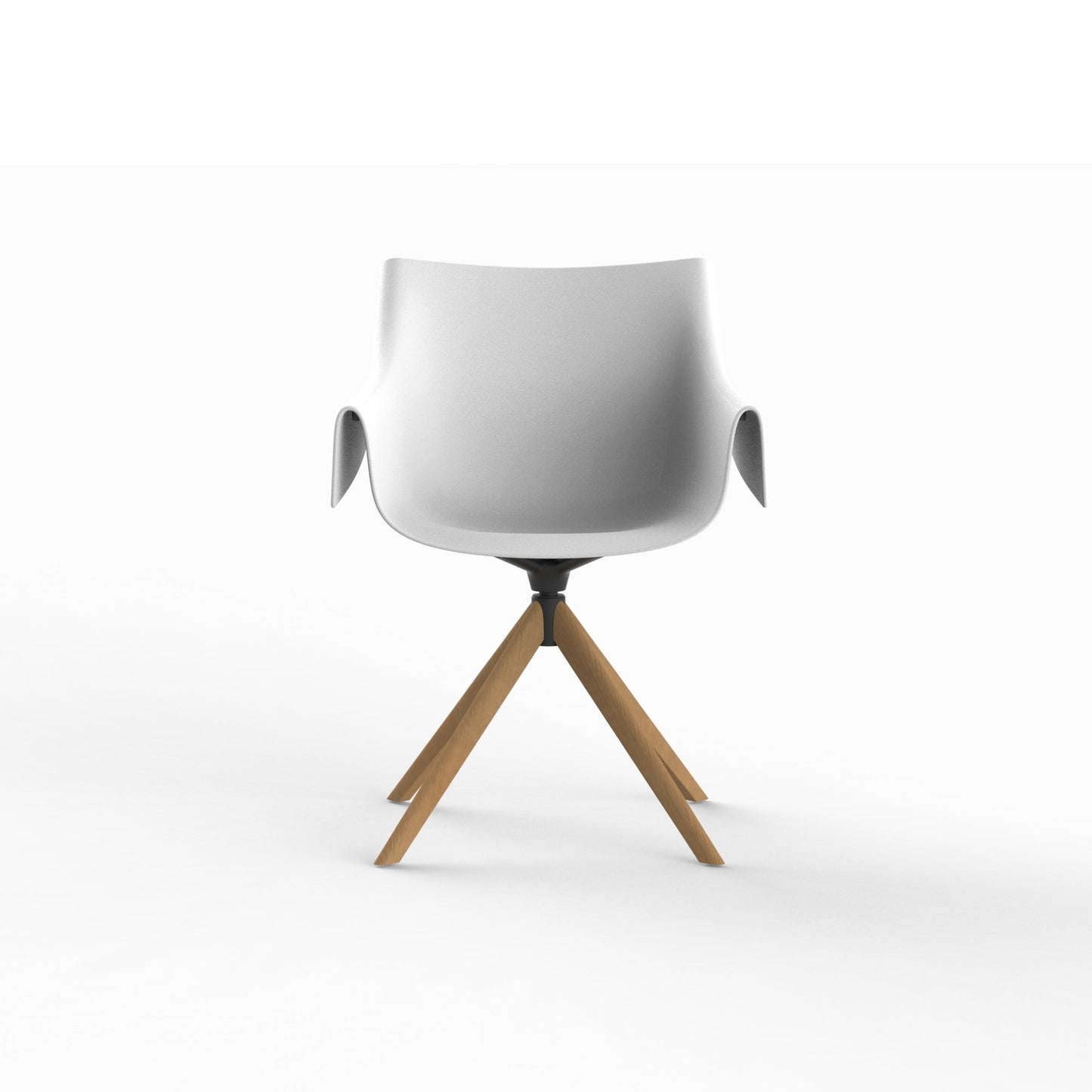 Manta Wooden Swivel Armchair-Contract Furniture Store for hospitality, leisure & commercial projects