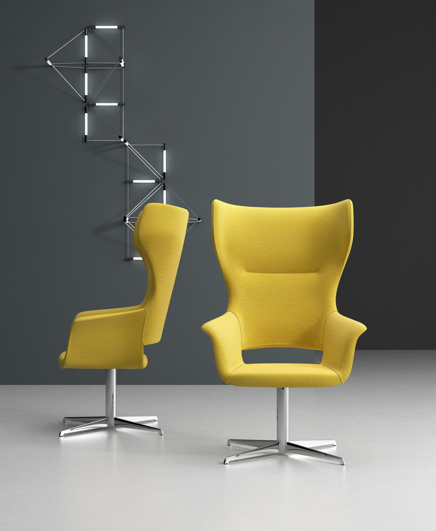 Megan Bergere Base 100 Wing Chair-Contract Furniture Store for hospitality, leisure & commercial projects