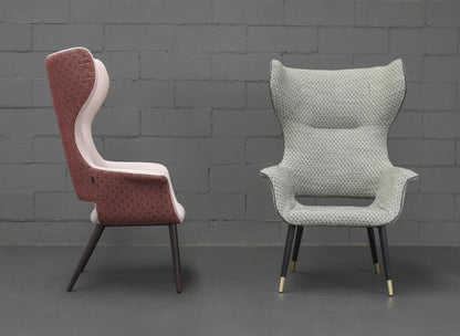 Megan Bergere Base 100 Wing Chair-Contract Furniture Store for hospitality, leisure & commercial projects