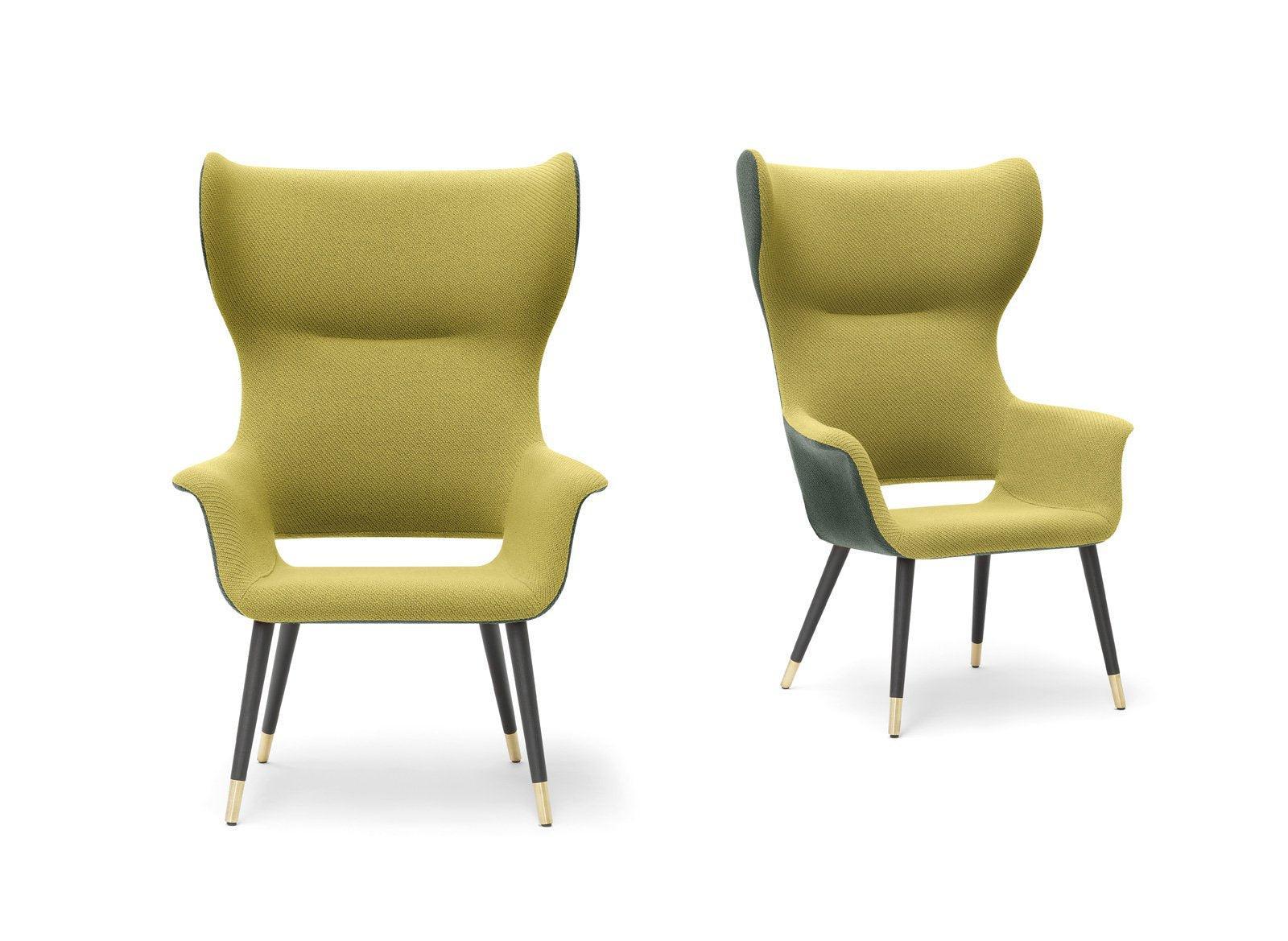 Megan Bergere Base 100 Wing Chair-Contract Furniture Store for hospitality, leisure & commercial projects