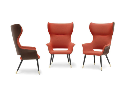 Megan Bergere Base 100 Wing Chair-Contract Furniture Store for hospitality, leisure & commercial projects