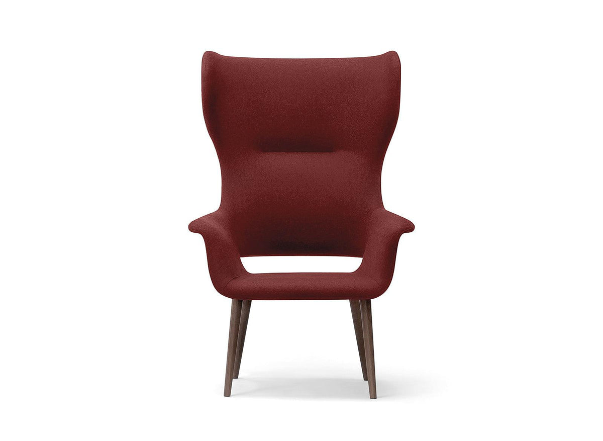Megan 05 HB Wing Chair c/w Wood Legs-Torre-Contract Furniture Store