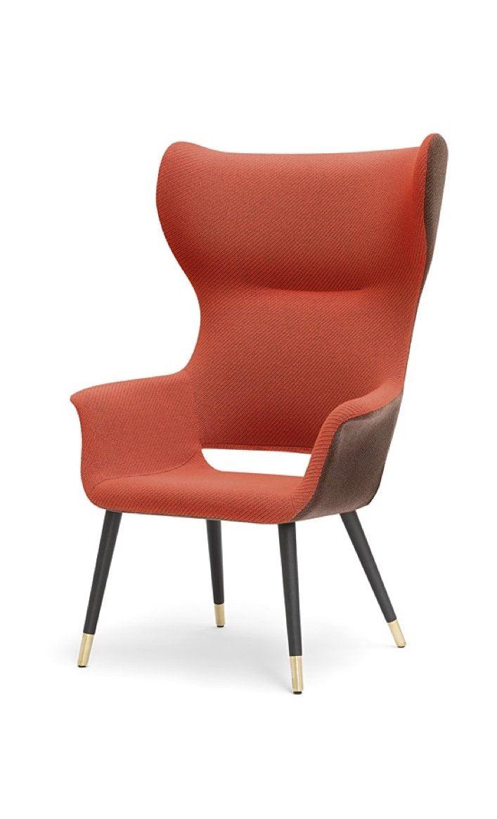 Megan Bergere Base 100 Wing Chair-Contract Furniture Store for hospitality, leisure & commercial projects