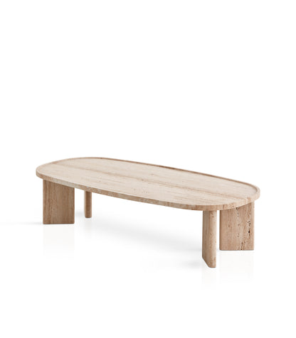 Meridies Travertine Coffee Table