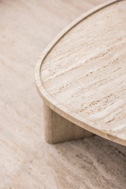 Meridies Travertine Coffee Table-Contract Furniture Store for hospitality, leisure & commercial projects