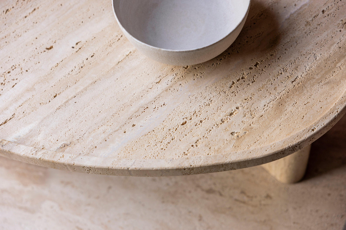 Meridies Travertine Coffee Table-Contract Furniture Store for hospitality, leisure & commercial projects