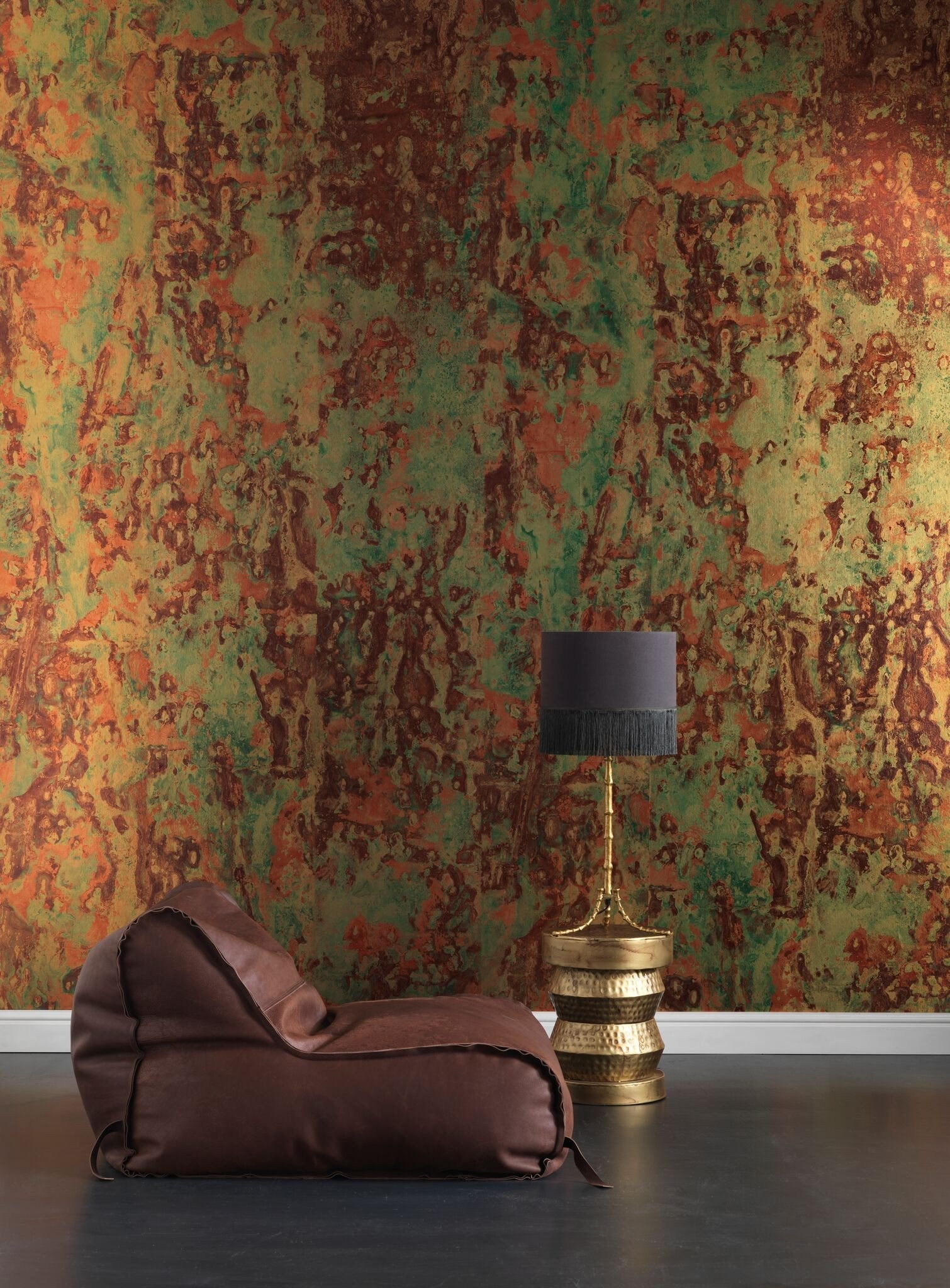 Metallic Copper Wallpaper-Contract Furniture Store for hospitality, leisure & commercial projects
