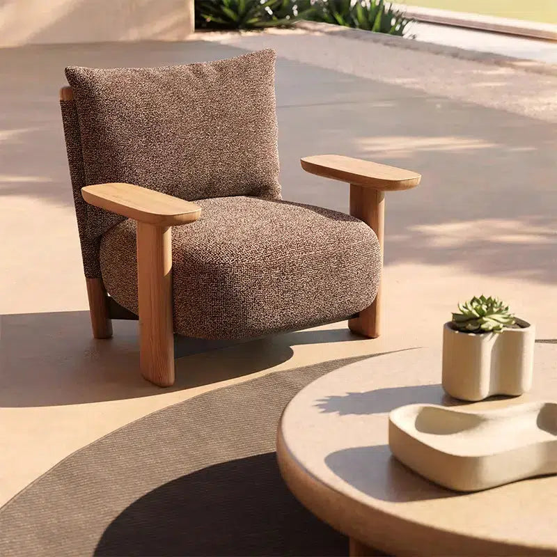 Milos Wood Lounge Chair-Vondom-Contract Furniture Store