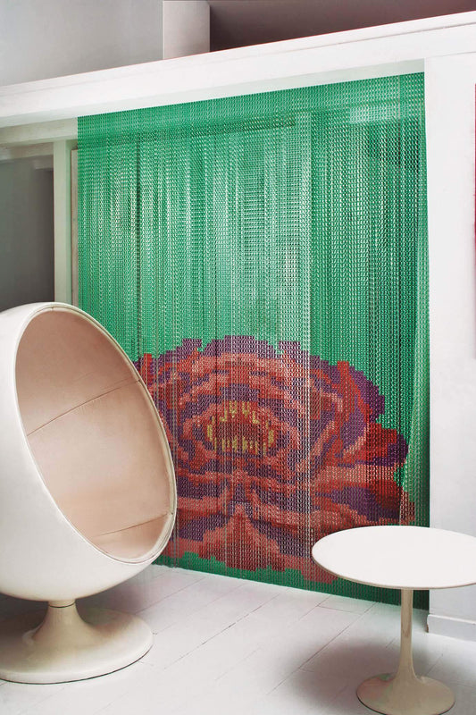 Mint Lotus Chain Curtain Divider-Contract Furniture Store for hospitality, leisure & commercial projects