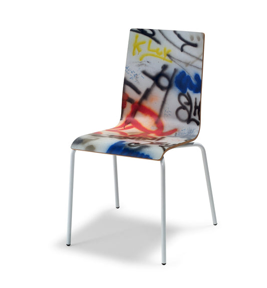 Mirò Printed 616 Side Chair-Contract Furniture Store for hospitality, leisure & commercial projects