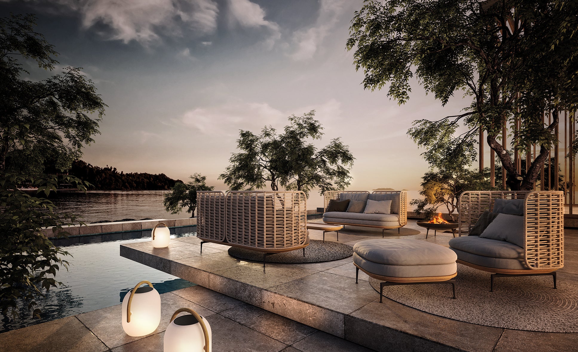 Mistral High Back Lounge Chair-Contract Furniture Store for hospitality, leisure & commercial projects