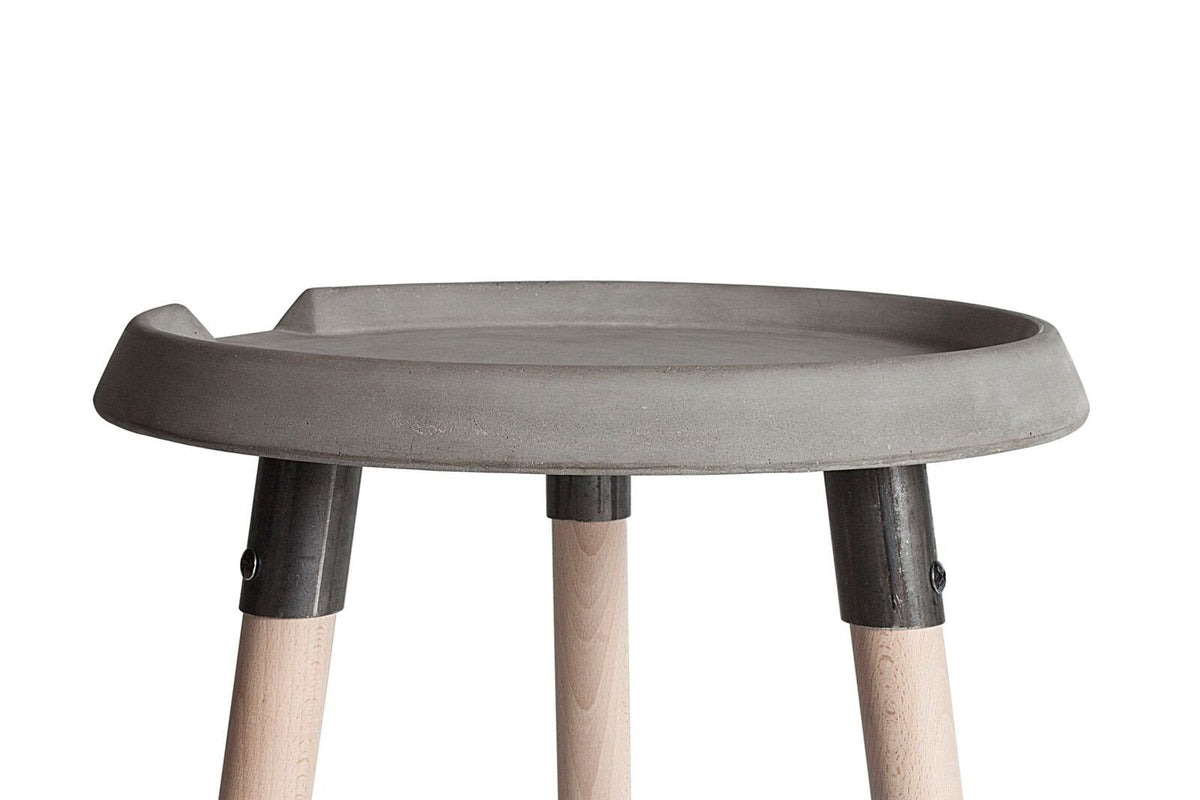 Mix Concrete Side Table-Lyon Beton-Contract Furniture Store