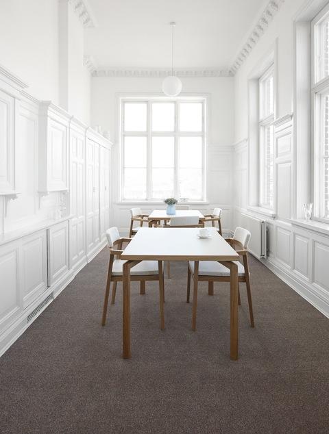 Mix Dining Table c/w Wood Leg-Magnus Oleson-Contract Furniture Store