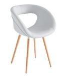 Moema Side Chair c/w Wood Legs-Gaber-Contract Furniture Store