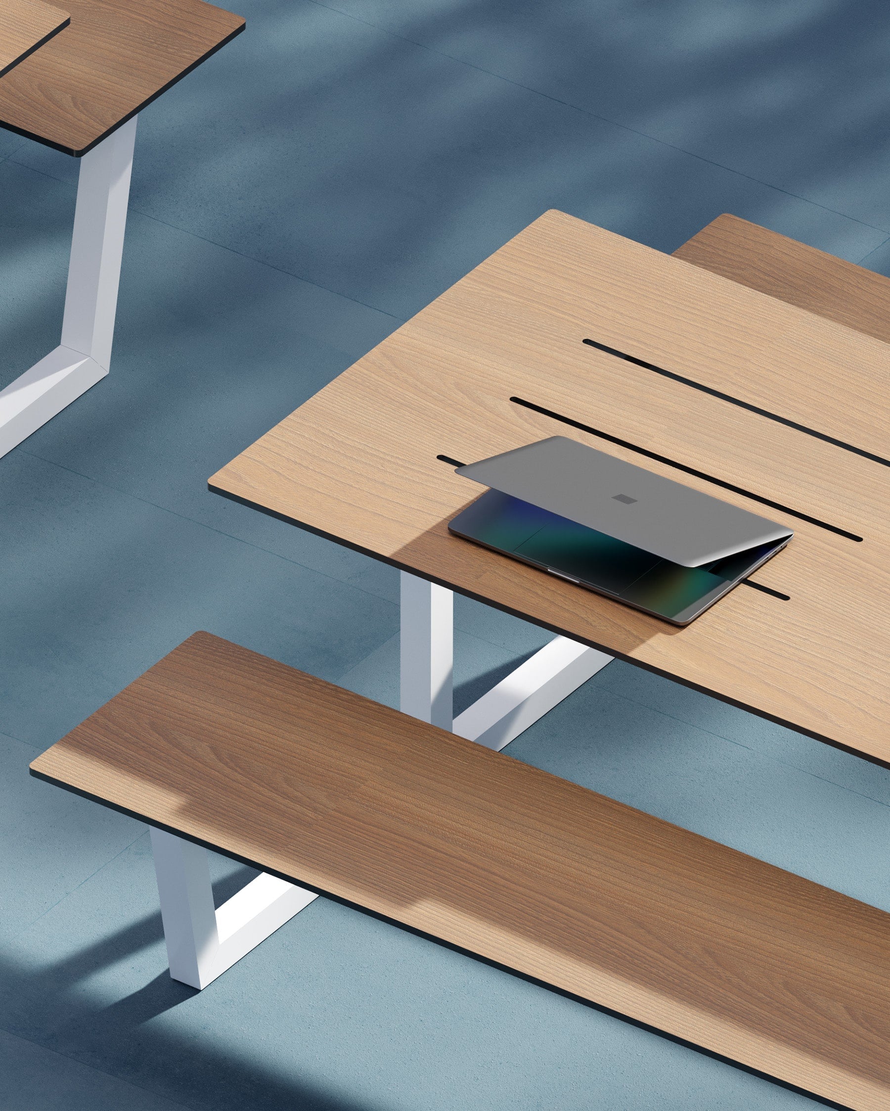 Mondrian BT.600 Dining Bench Unit-Contract Furniture Store for hospitality, leisure & commercial projects