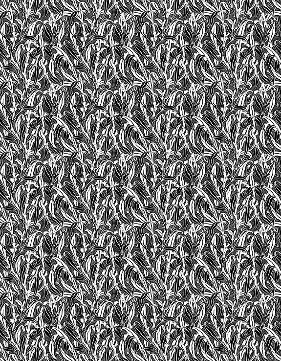 Mono Leaves Wallpaper