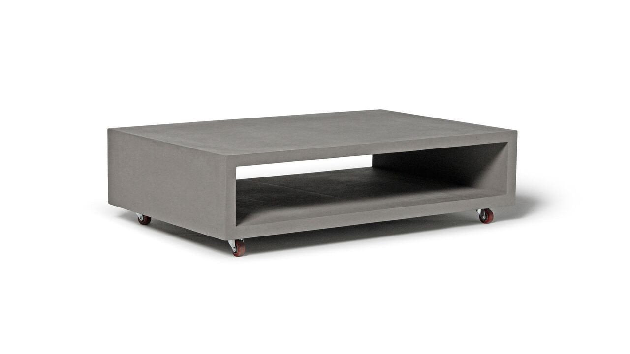 Monobloc Concrete Wheels Coffee Table