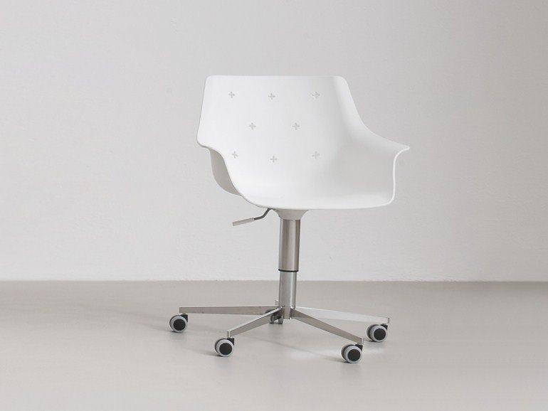 More Side Chair c/w Wheels-Gaber-Contract Furniture Store
