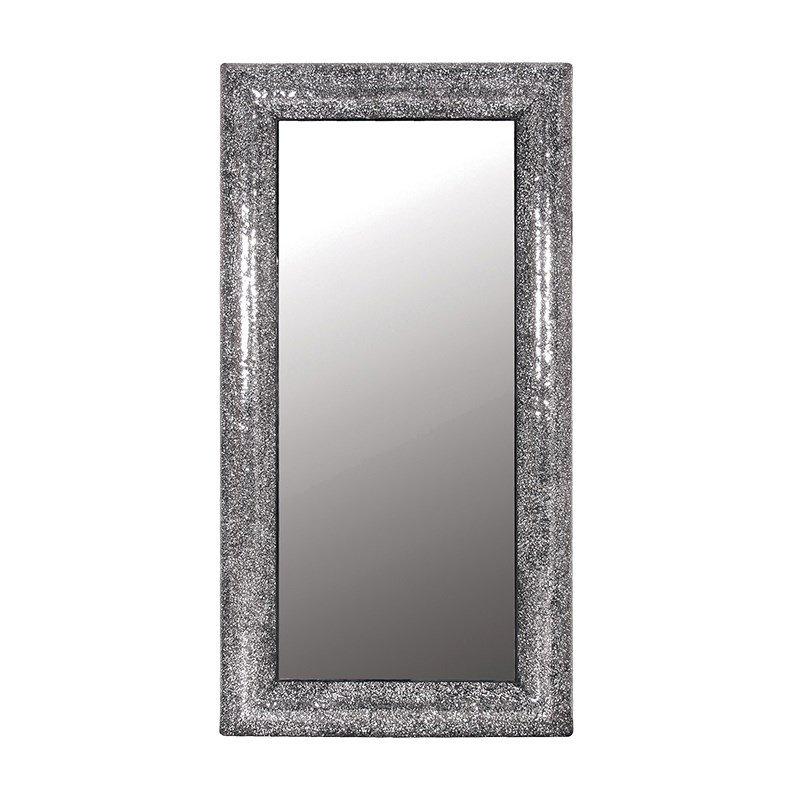 Mosaic Silver Rectangular Mirror