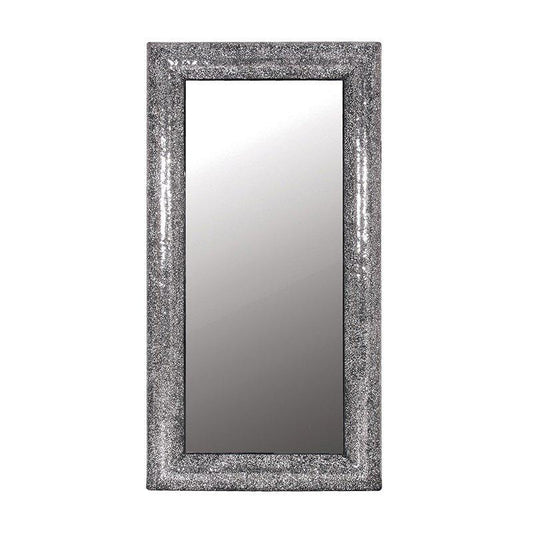 Mosaic Silver Rectangular Mirror