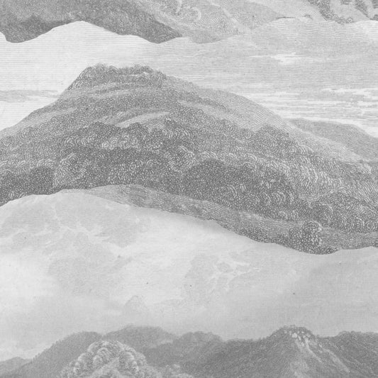 Mountain & Clouds Landscape Feature Wallpaper