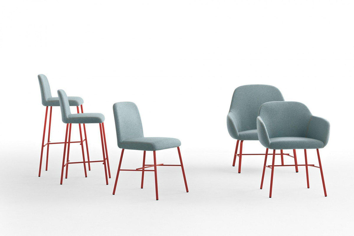 Myra Side Chair c/w Metal Legs-Metalmobil-Contract Furniture Store