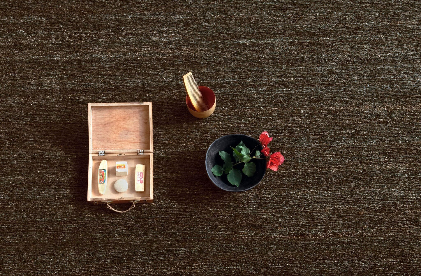 Natural Earth Black Rug-Contract Furniture Store for hospitality, leisure & commercial projects