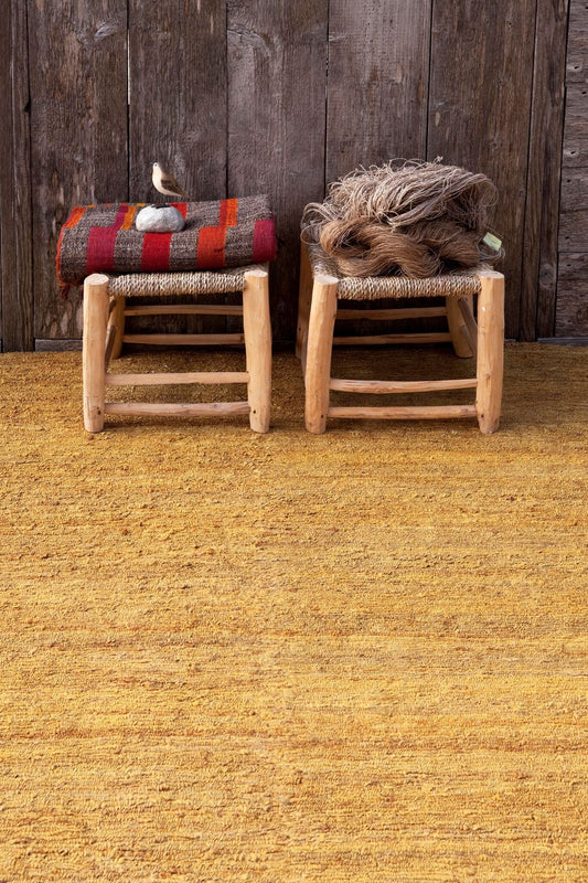Natural Earth Ochre Rug