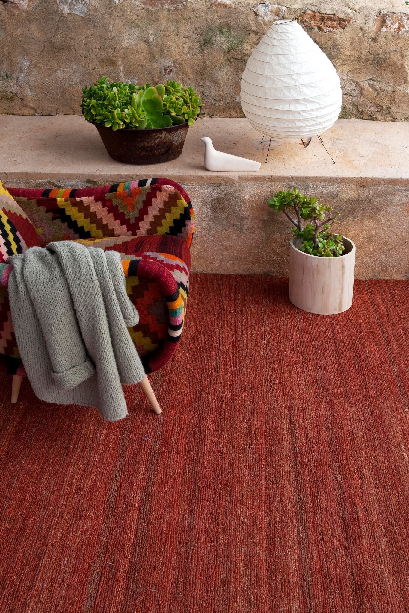 Natural Earth Terracotta Rug