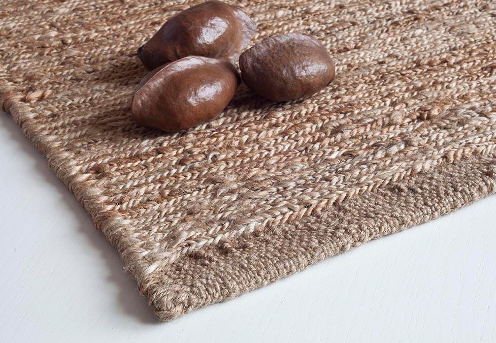 Natural Knitted Natural Rug