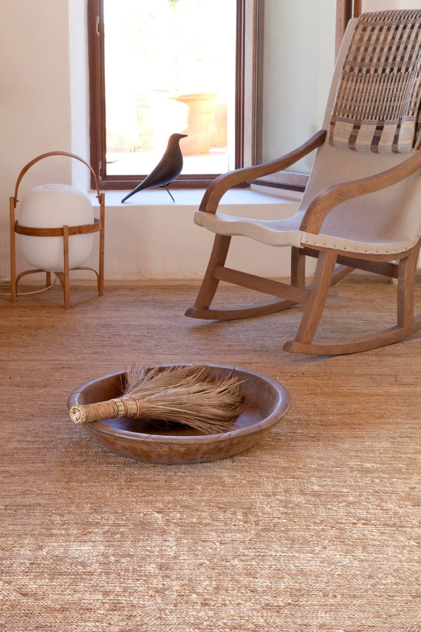 Natural Knitted Natural Rug