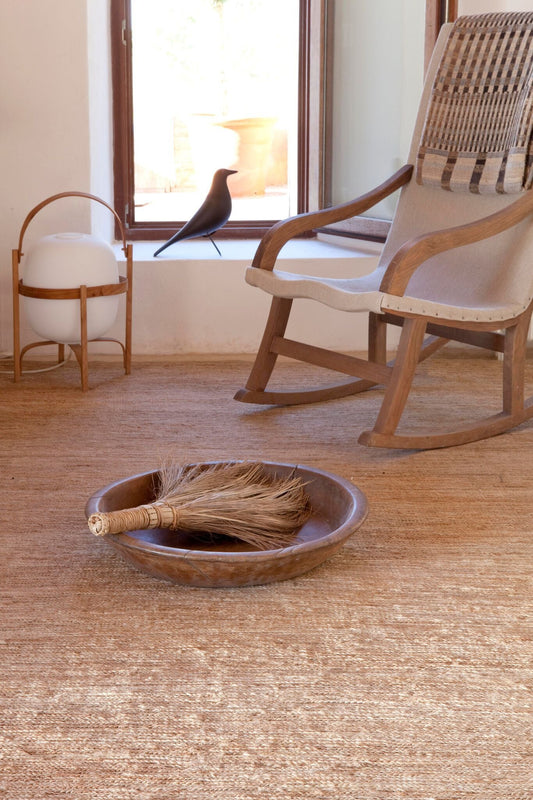 Natural Knitted Natural Rug