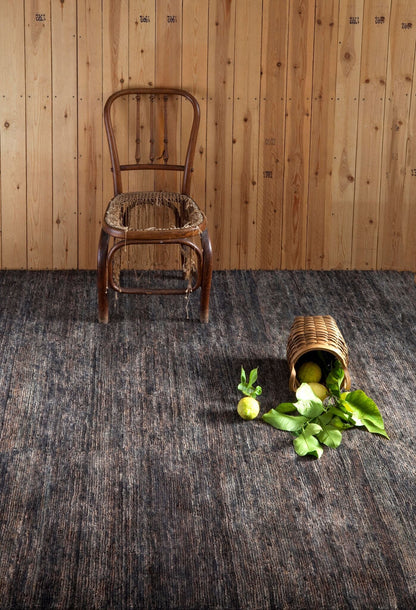 Natural Noche Black Rug