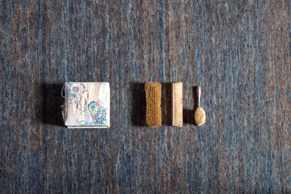 Natural Noche Blue Rug