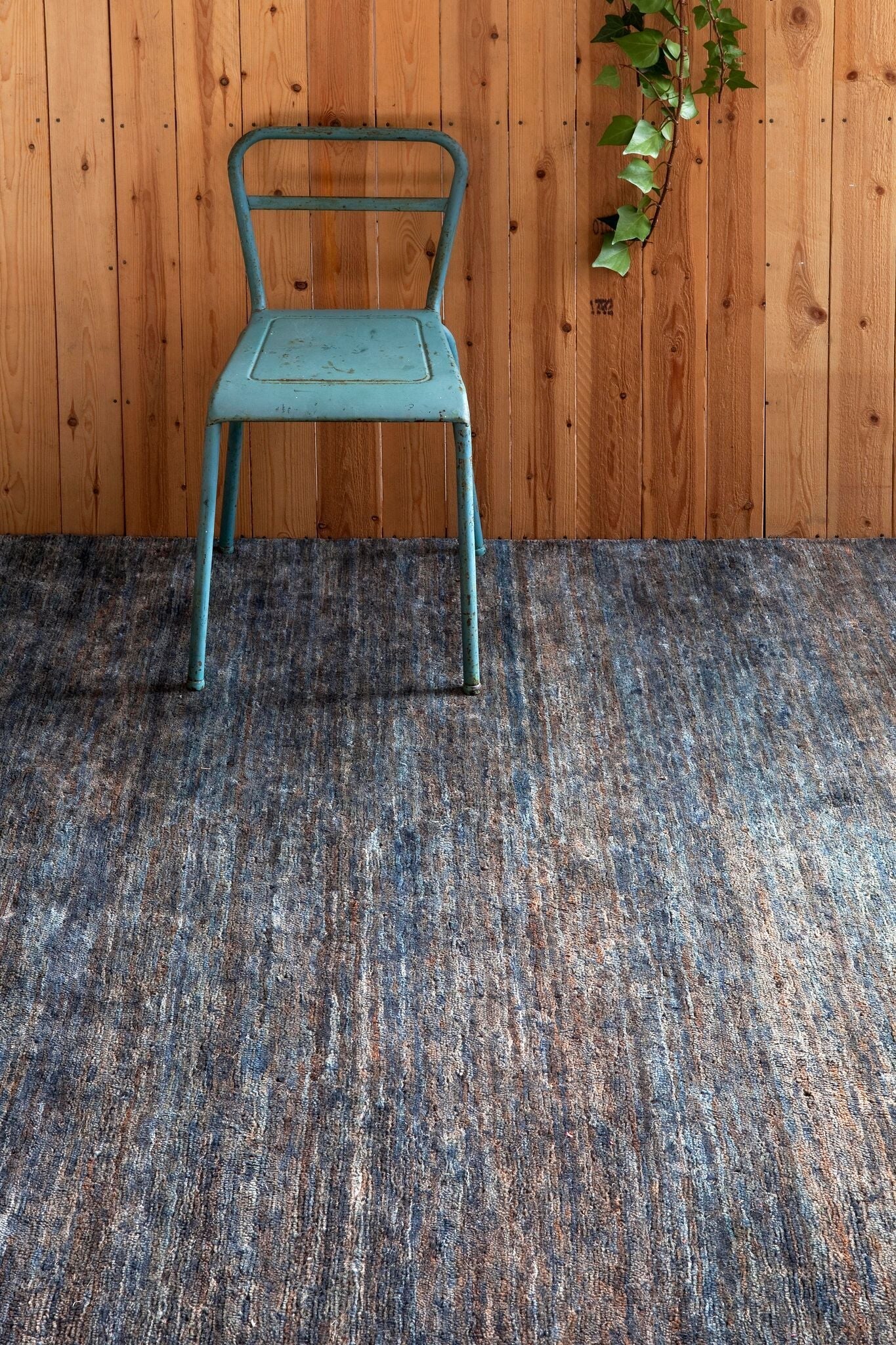 Natural Noche Blue Rug
