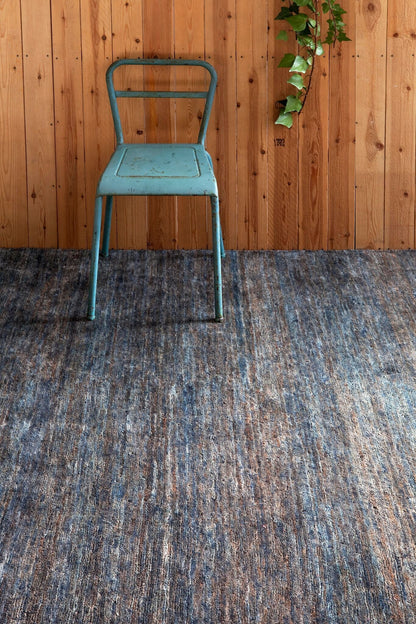 Natural Noche Blue Rug