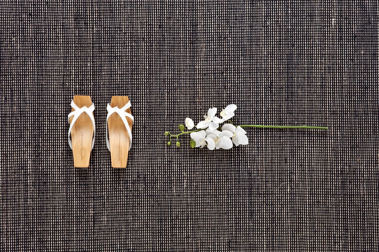 Natural Tatami Black Rug