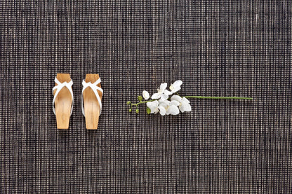 Natural Tatami Black Rug