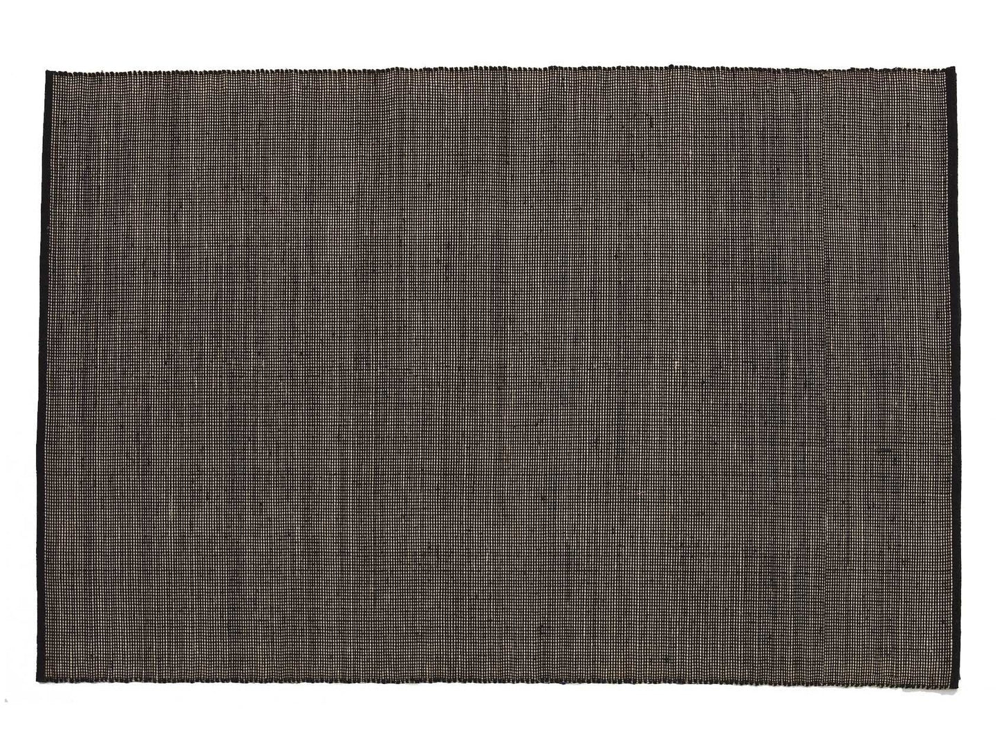 Natural Tatami Black Rug