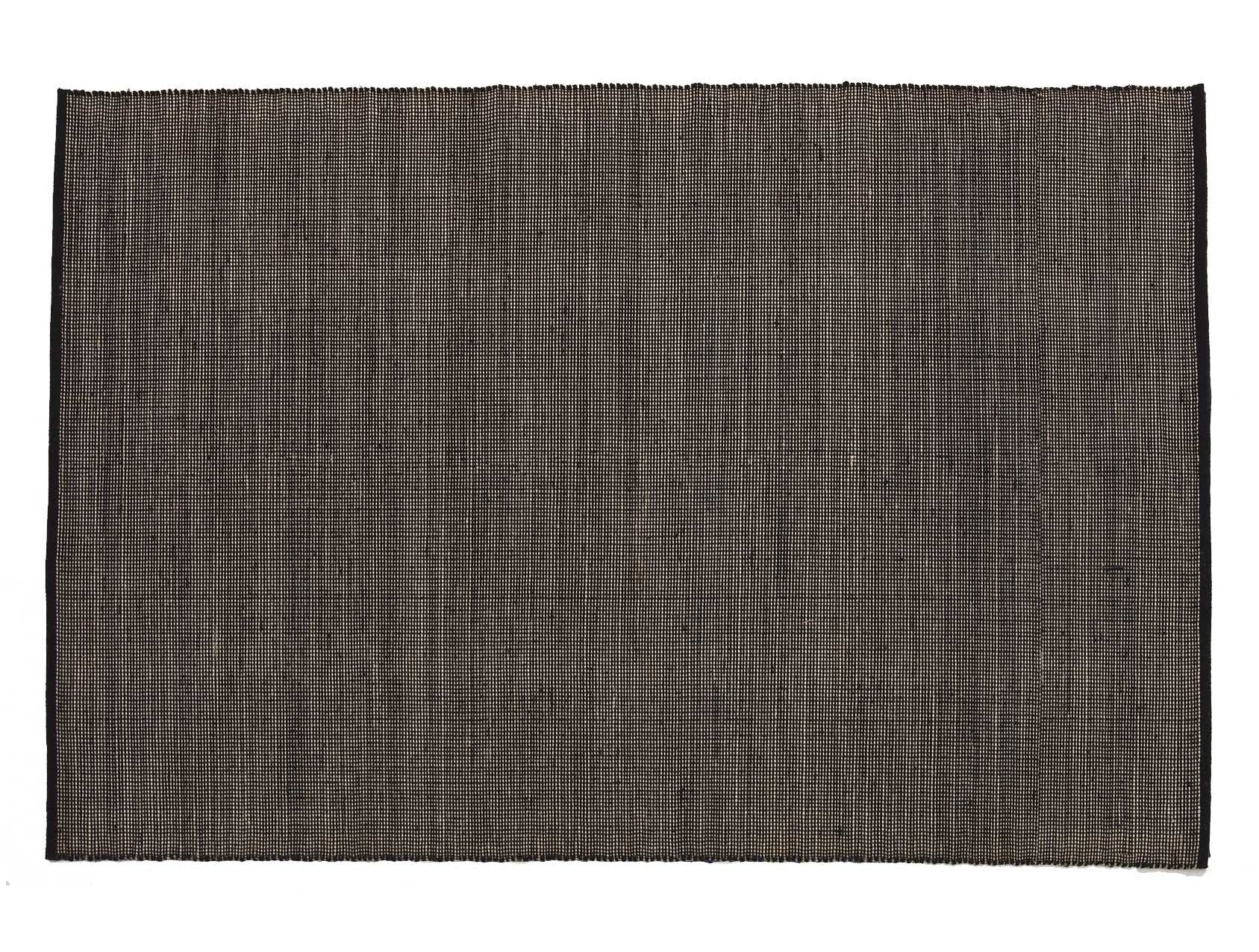 Natural Tatami Black Rug