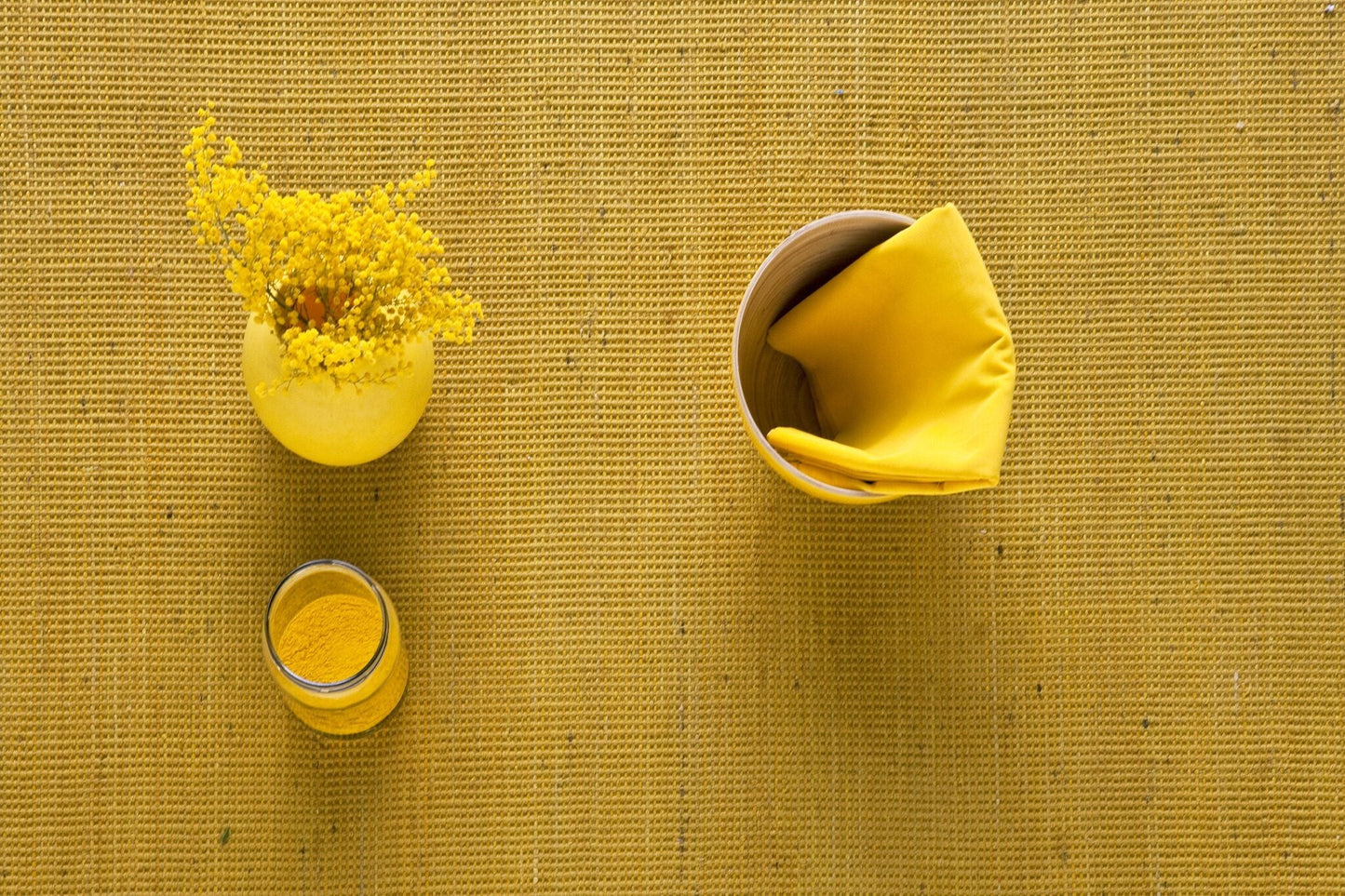 Natural Tatami Yellow Rug